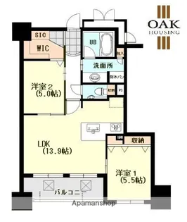 アクロス天神センタープラザ【10階】の間取り