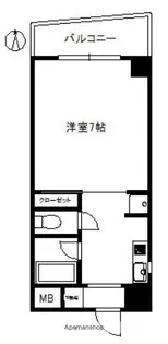 インペリアル舞鶴【4階】の間取り