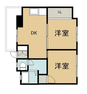 アーバン大橋【5階】の間取り