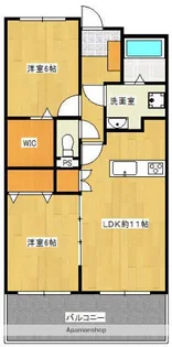 レスポアール三和【2階】の間取り