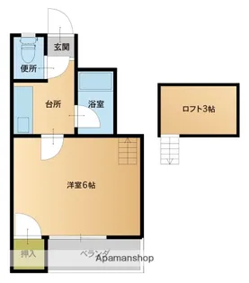 メイプルハウス歯科大前【1階】の間取り