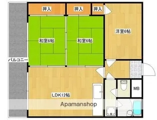 大産飯倉ビル【3階】の間取り