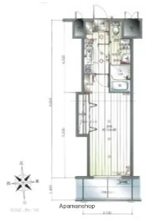 ラ・ファセ プリム大濠【7階】の間取り