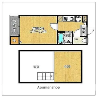 K&E【2階】の間取り