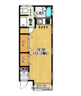 ライトハウスⅢ【2階】の間取り