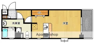 ピュアドームトレンディ高宮【5階】の間取り