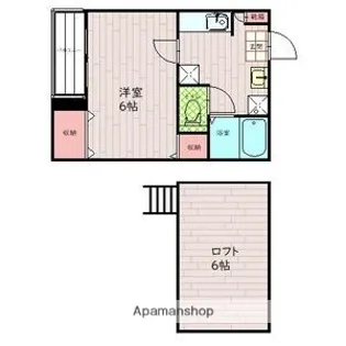 レガリータ薬院【2階】の間取り