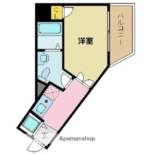 ダイナコート六本松Ⅴ【4階】の間取り