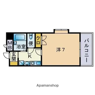 サン舞鶴【5階】の間取り