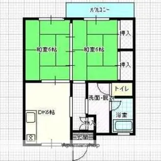 吉武第1ビル【2階】の間取り