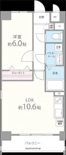 ラヴィクレール【1階】の間取り