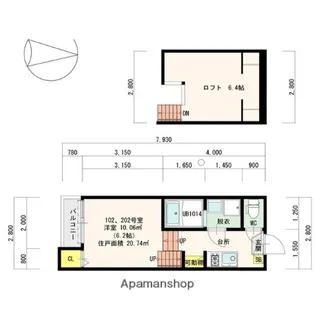グランディⅢ【1階】の間取り