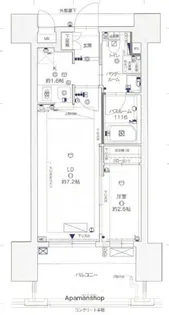 グランフォーレプライム六本松【6階】の間取り