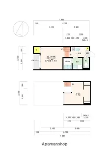 アメティスタ福大前【1階】の間取り