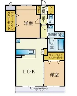 SELECT HARA【1階】の間取り