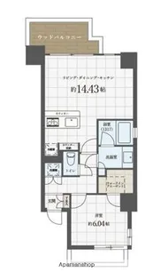 ROPPONMATSU VIEW APARTMENT【5階】の間取り