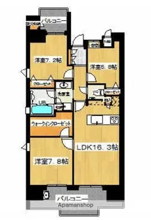 グランドサンリヤン高取一丁目【2階】の間取り