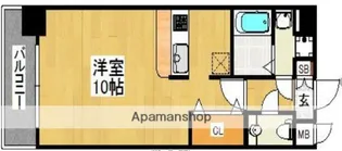 ピュアドーム日赤アベニュー【3階】の間取り