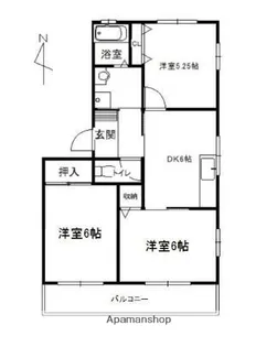 サクラハイム【1階】の間取り