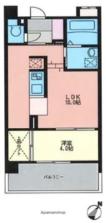 KDX清水レジデンス【5階】の間取り