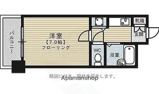 ダイナコート西公園トレンドゥ【2階】の間取り