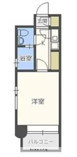 エステート・モア平尾山荘通り【8階】の間取り