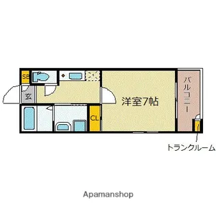サヴォイテンジンスクワイヤー【6階】の間取り