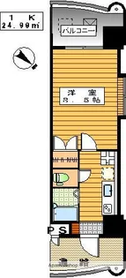 ロイヤル日赤通【13階】の間取り