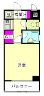 ピュアドームリブレ薬院【3階】の間取り