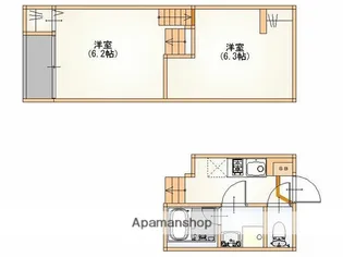 エルカンファドゥーエ【1階】の間取り