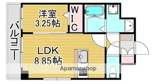 マルコビル平尾【4階】の間取り