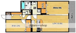 LAKE LALIQUE【3階】の間取り