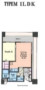 KDXレジデンス大濠ハーバービュータワー【26階】の間取り