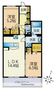 サフラン大塚【4階】の間取り