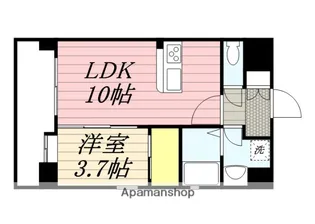GLCクレイン天神南【6階】の間取り