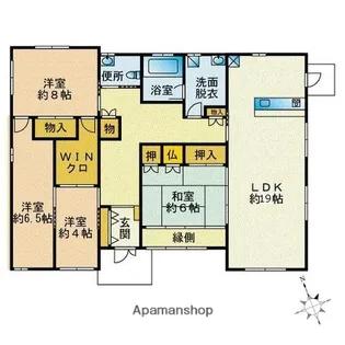 福岡県福岡市南区大橋4丁目【一戸建】の間取り