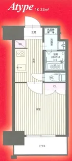 No.122 ETERNITY NISSEKI STREET【7階】の間取り