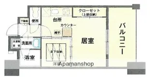 エステート・モア 高砂倶楽部【3階】の間取り