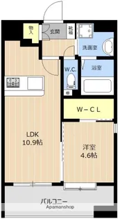 LIBTH高宮【10階】の間取り