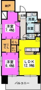 プロスペレー駅南【10階】の間取り
