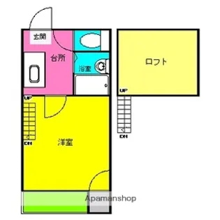 フェリーチェ唐人町【2階】の間取り