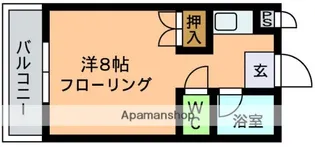 リベルテ松山【3階】の間取り