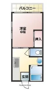 コーポ虹【2階】の間取り