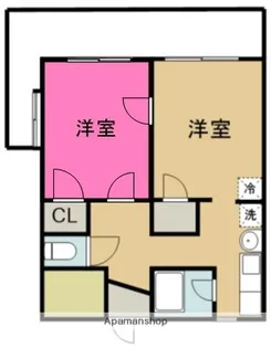 ヴェルネス友丘【1階】の間取り
