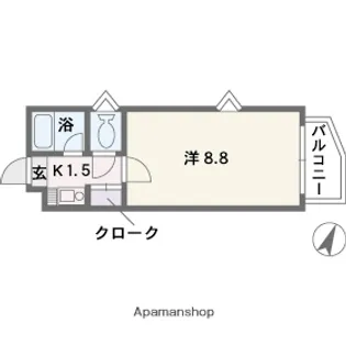 プラン・ド・ビ藤崎【2階】の間取り