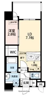 サヴォイ ラ・サブリエール【11階】の間取り