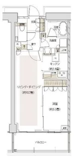 ザ・パークハウス福岡タワーズWEST【9階】の間取り