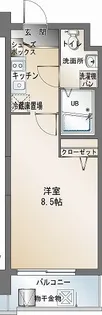 エンクレスト警固【3階】の間取り