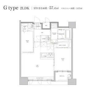 エンクレスト博多STYLE【12階】の間取り