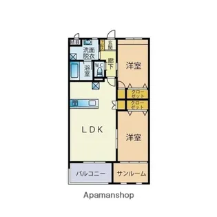 グレイスコート【1階】の間取り